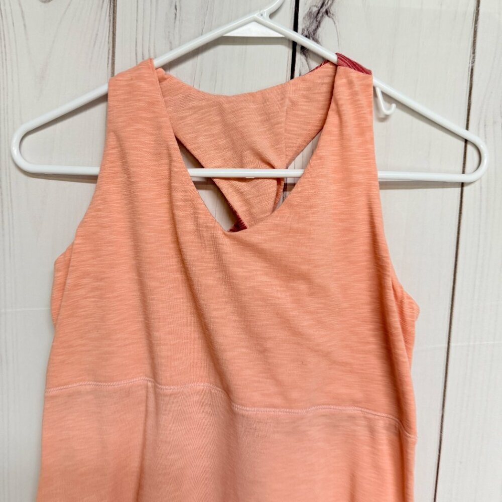 KÜHL Women’s Sora Twist Tank Top Medium Orange Heather EUC - Picture 2 of 11